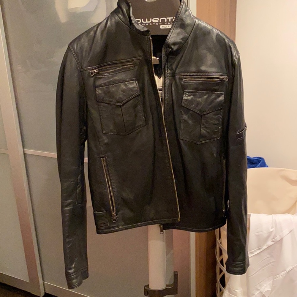 Bruno Magli real leather jacket